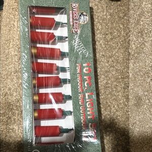 Red Shotgun Shell Holiday Lights